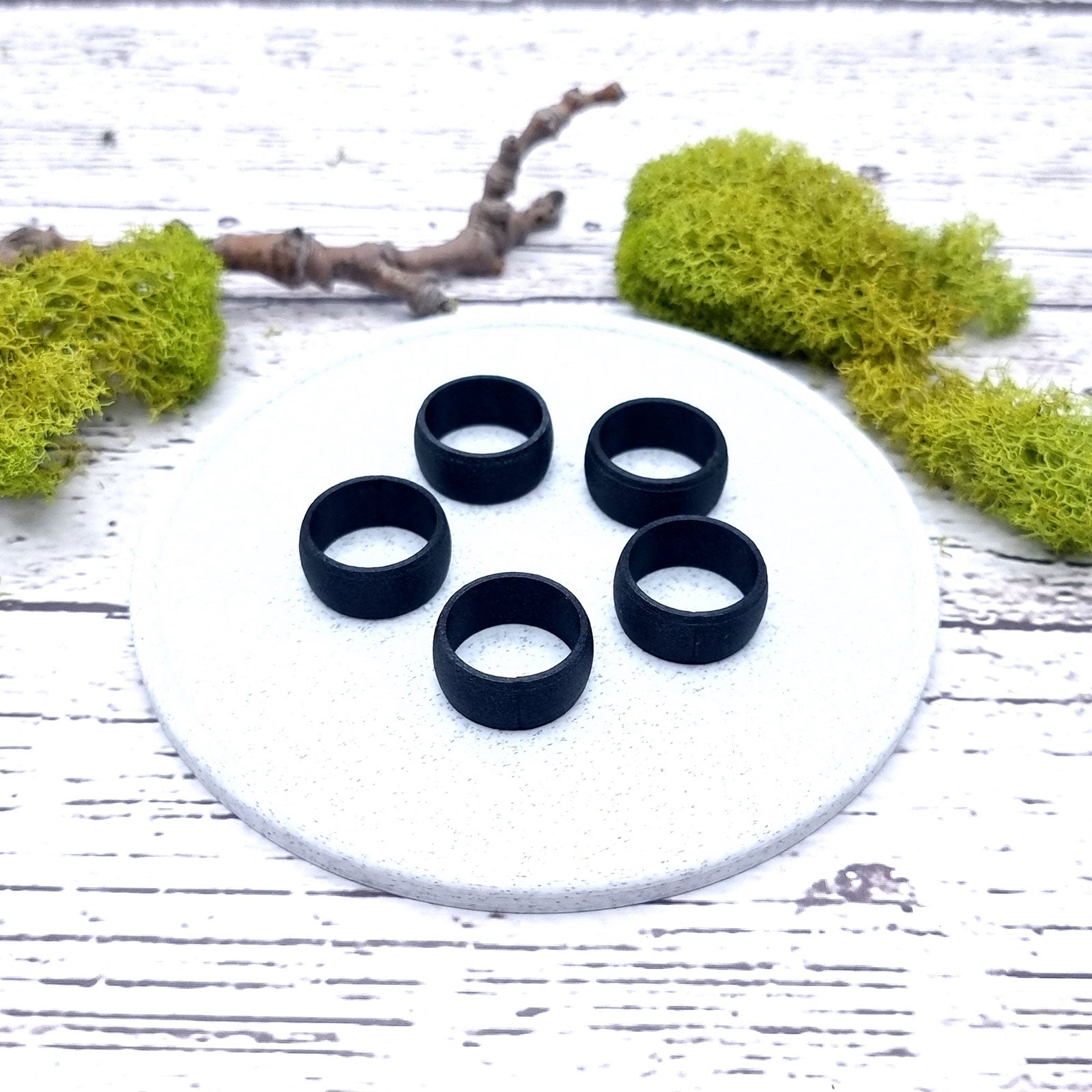 Light Convex Ring Blanks - Medium (10mm) Bakeable Blanks SweetyBijou Tools