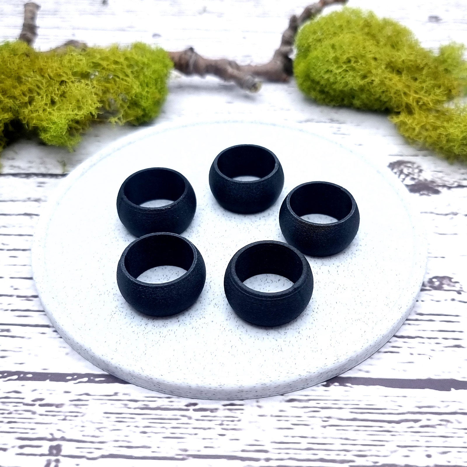 Convex Ring Blanks - Wide (12.5mm) Bakeable Blanks SweetyBijou Tools