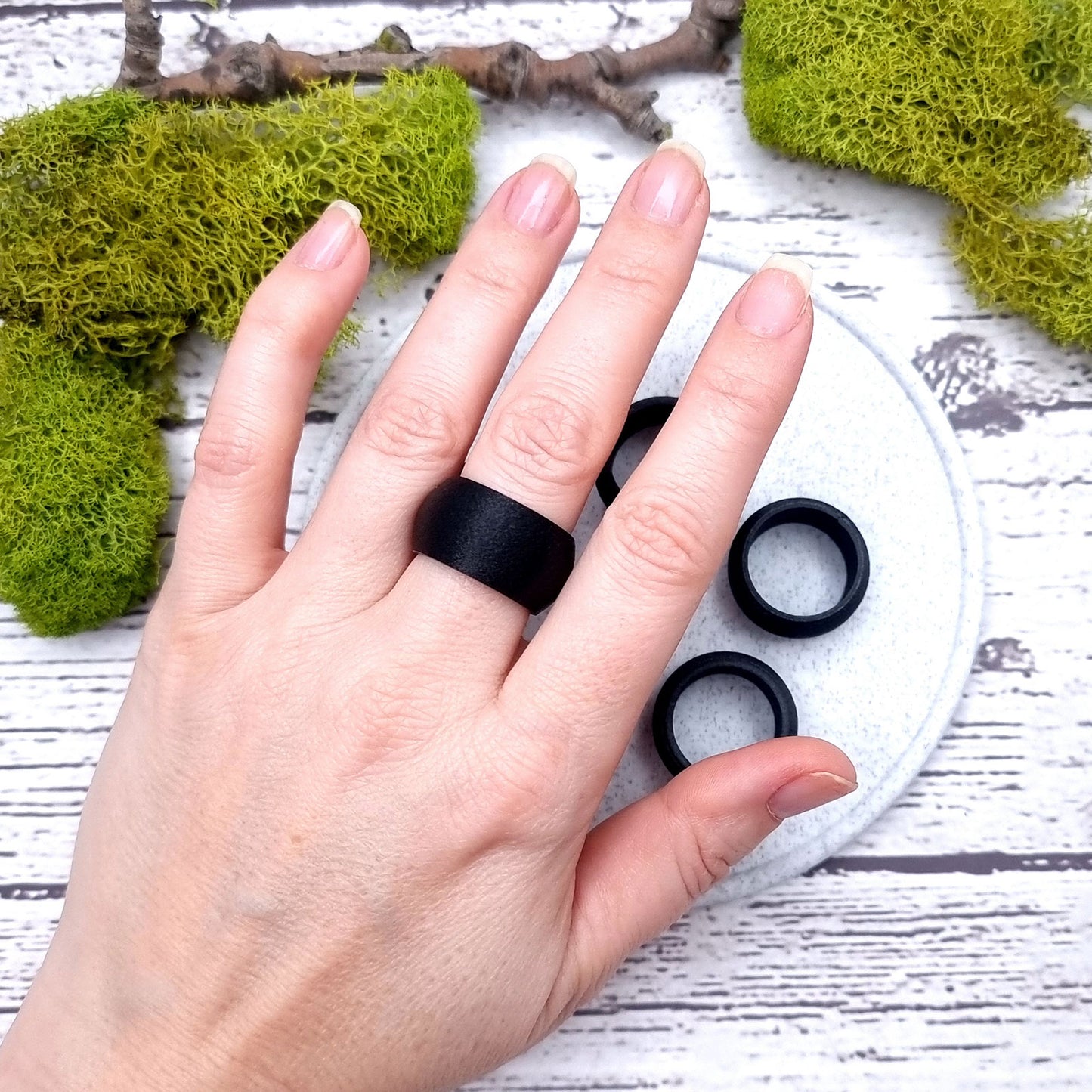 Convex Ring Blanks - Wide (12.5mm) Bakeable Blanks SweetyBijou Tools