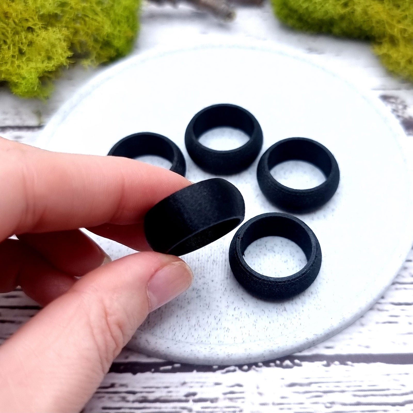 Convex Ring Blanks - Medium (10mm) Bakeable Blanks SweetyBijou Tools