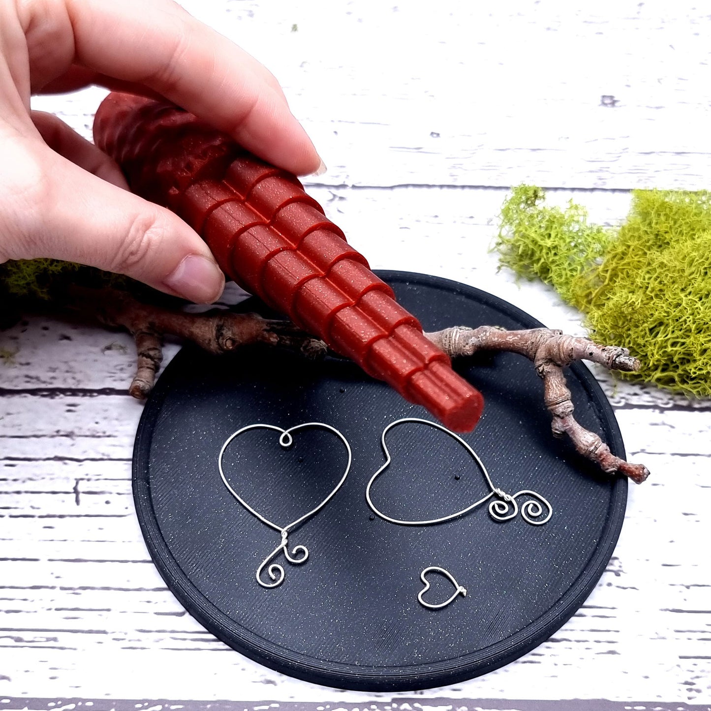 Wire Mandrel - Heart Shape Wire Mandrel SweetyBijou Tools