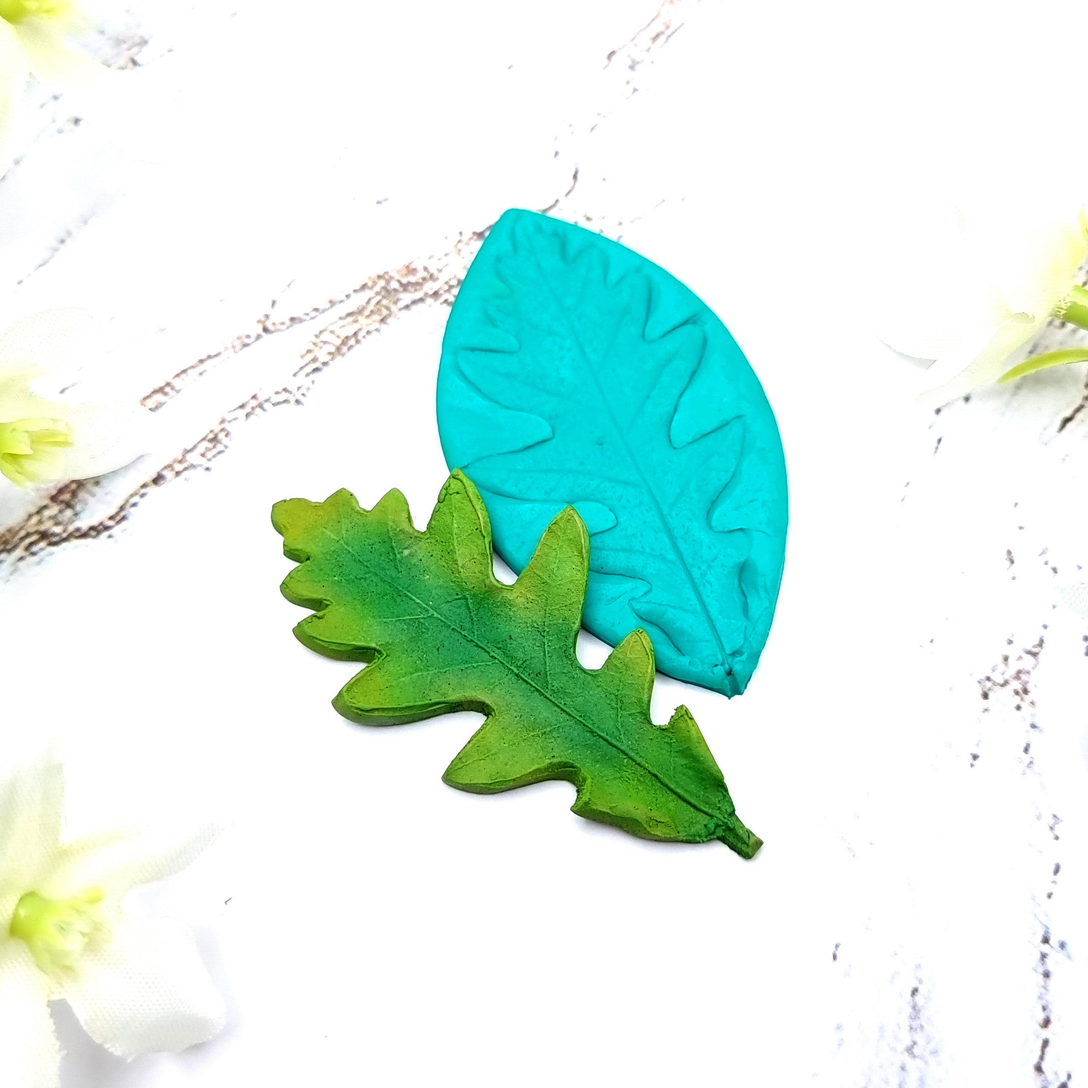 Natural Real Oak Leaf #1, 6cm Silicone Mold SweetyBijou Tools