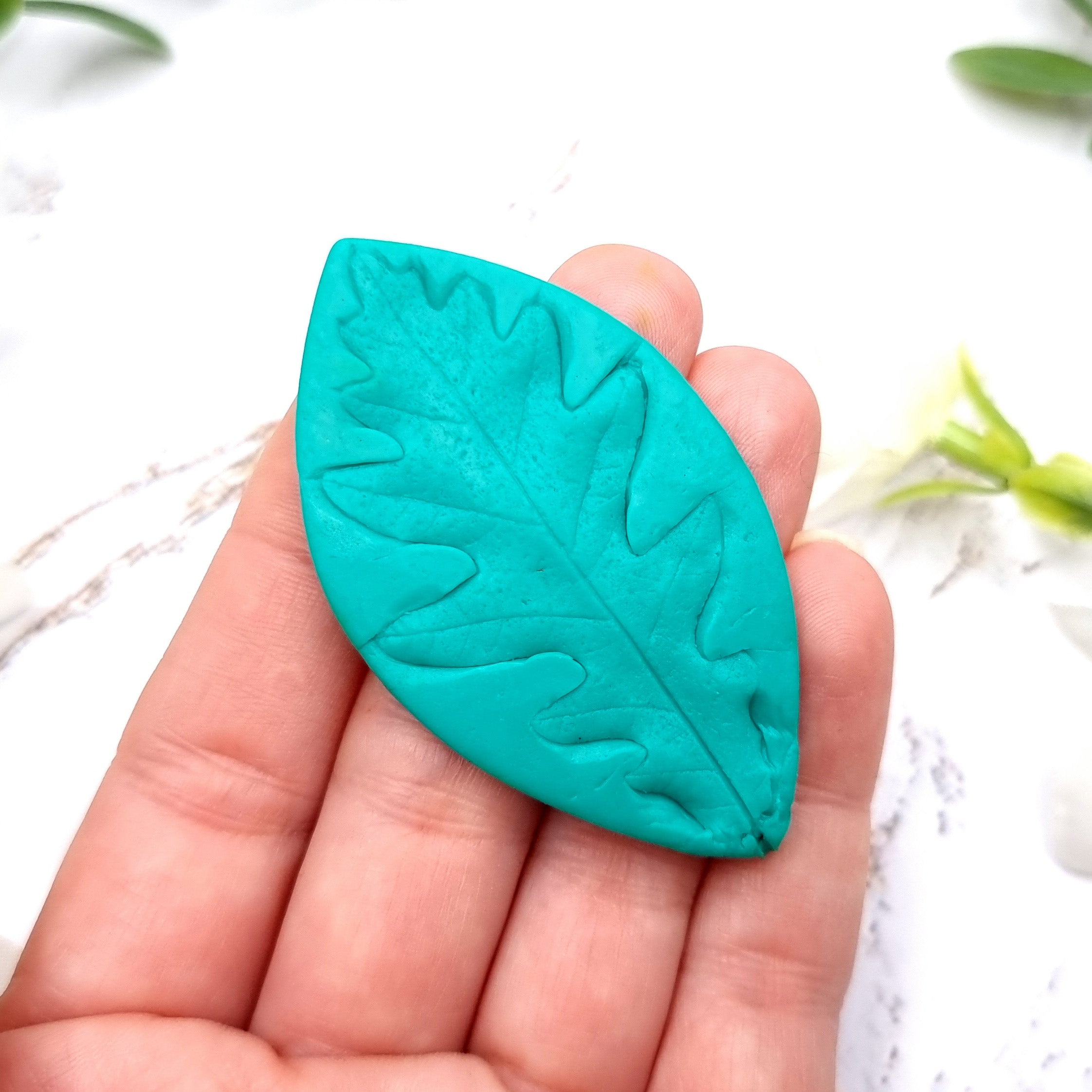 Natural Real Oak Leaf #1, 6cm Silicone Mold SweetyBijou Tools