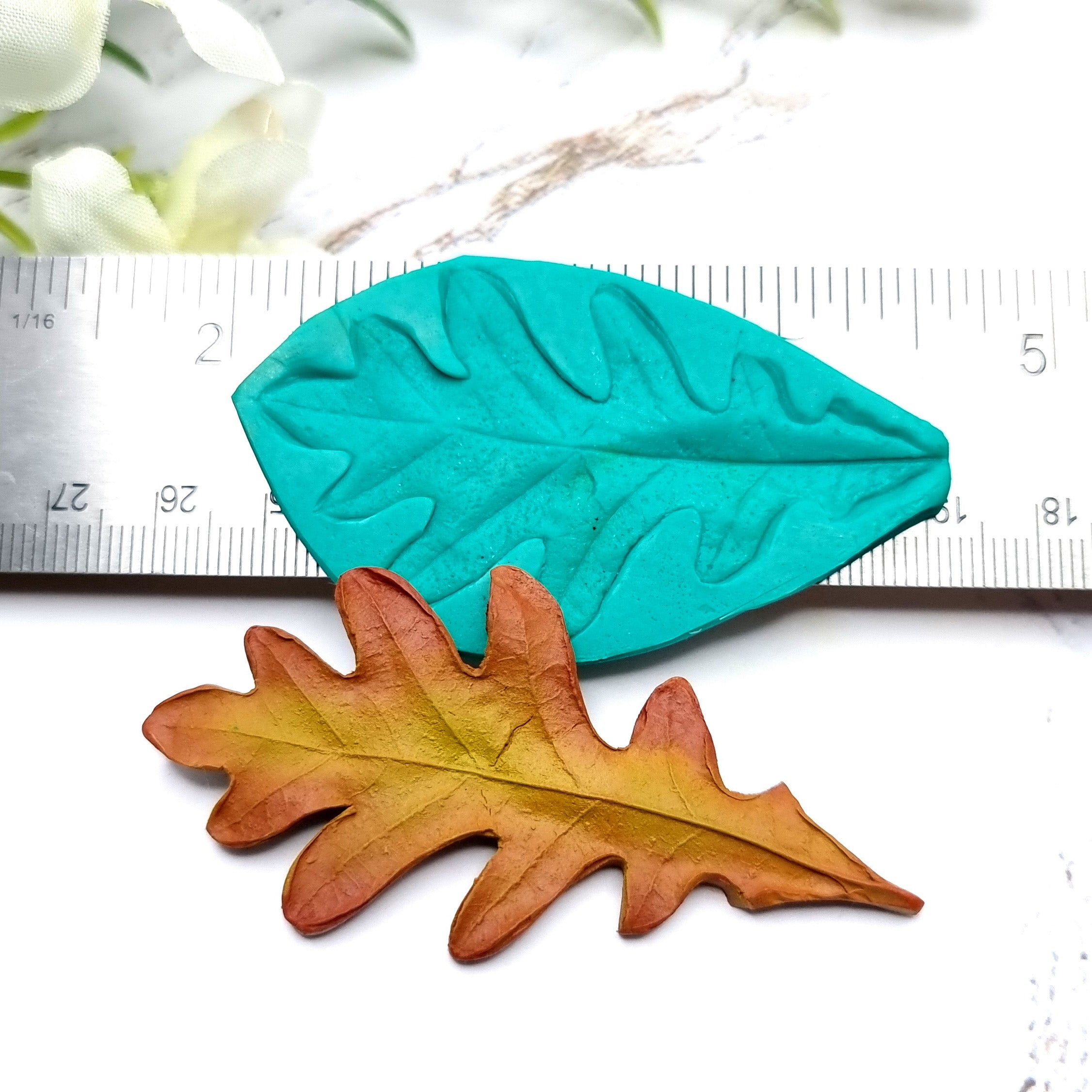 Natural Real Oak Leaf #5, 7cm Silicone Mold SweetyBijou Tools