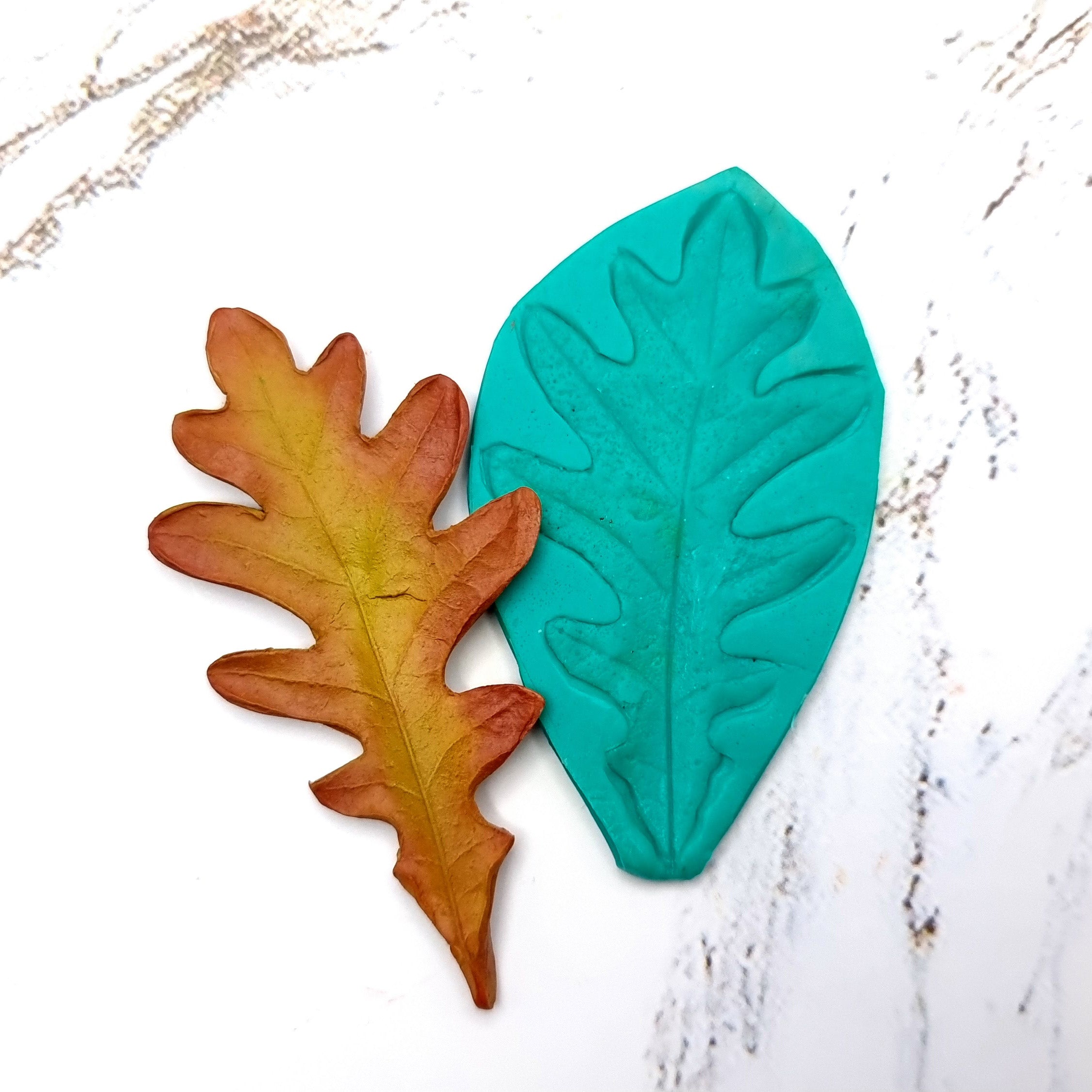 Natural Real Oak Leaf #5, 7cm Silicone Mold SweetyBijou Tools