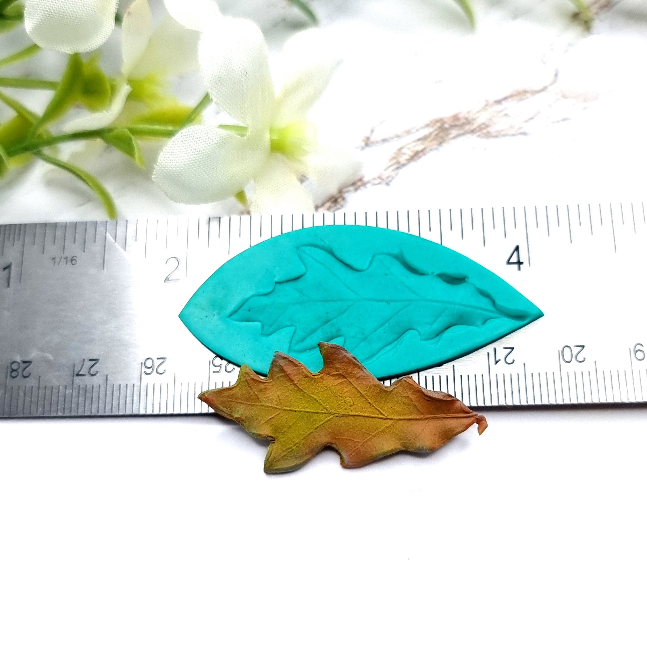 Natural Real Oak Leaf #7, 4cm Silicone Mold SweetyBijou Tools