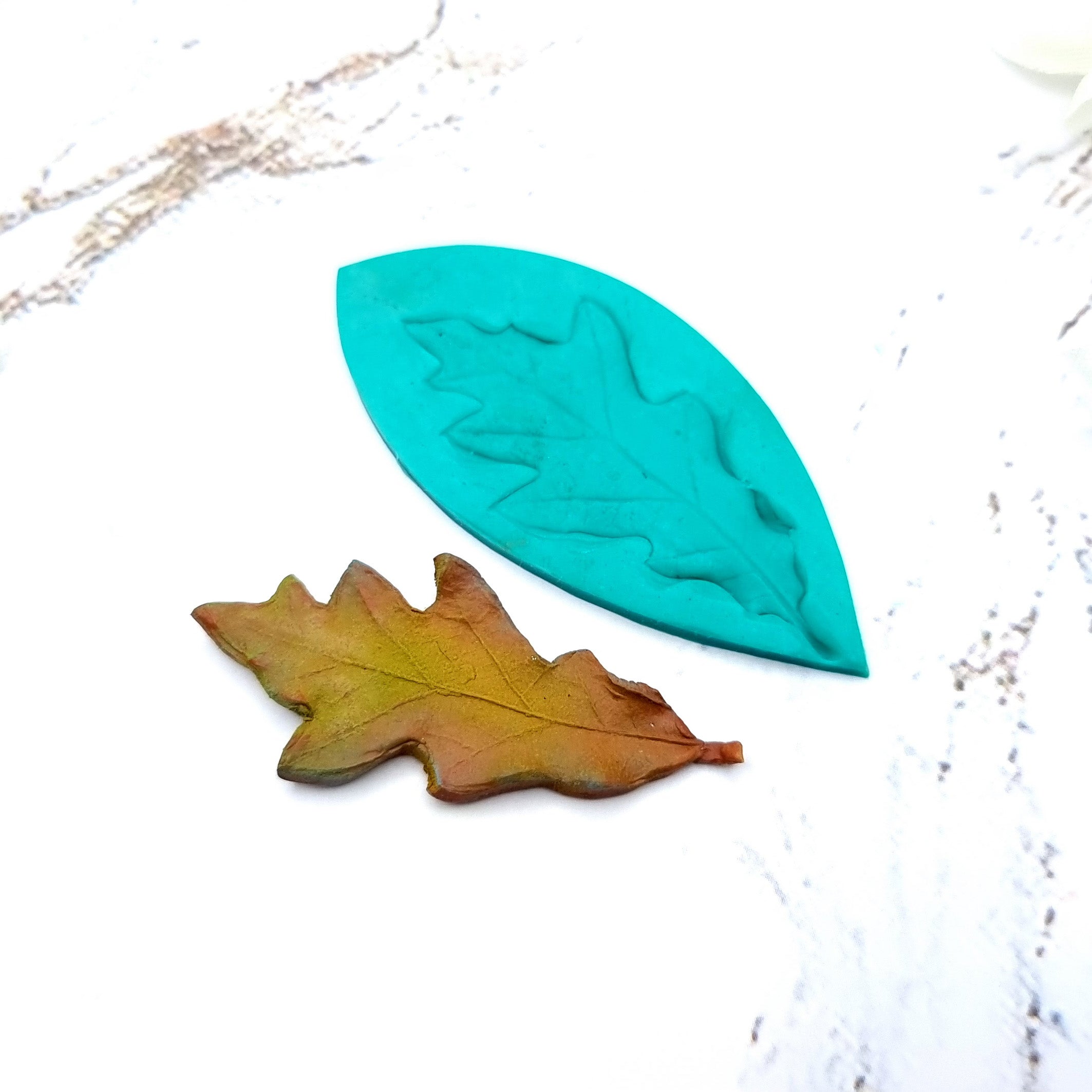 Natural Real Oak Leaf #7, 4cm Silicone Mold SweetyBijou Tools