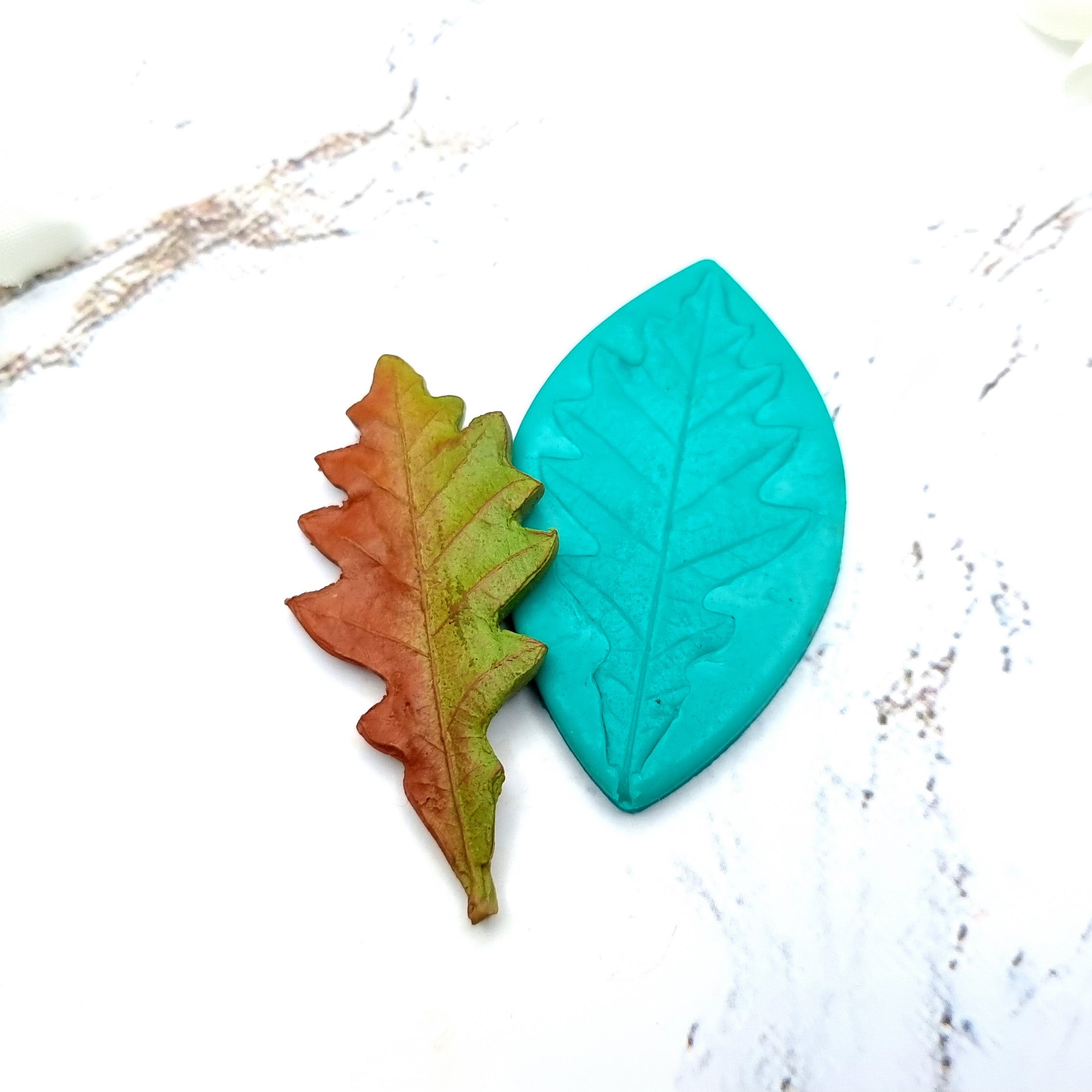 Natural Real Oak Leaf #9, 5cm Silicone Mold SweetyBijou Tools