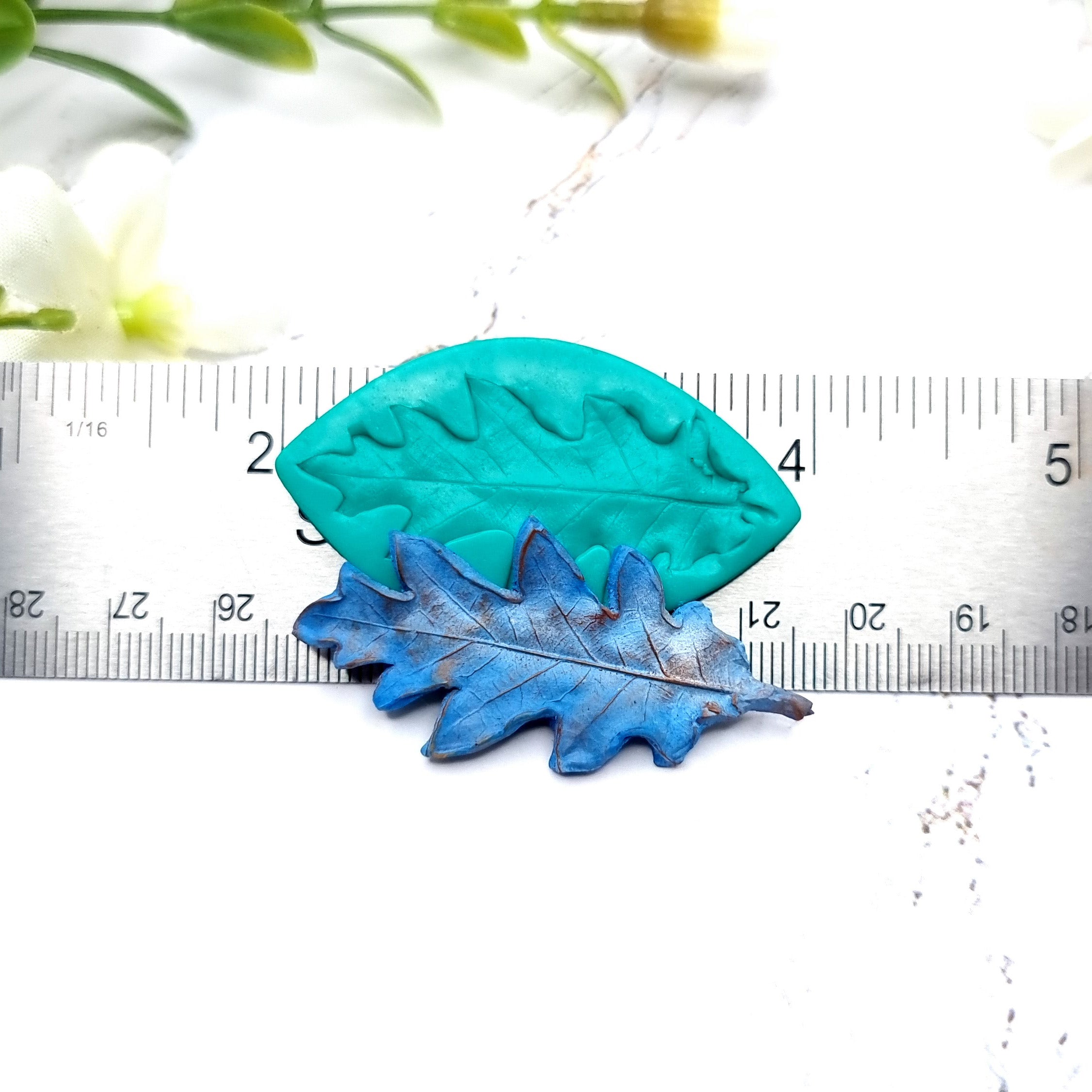 Natural Real Oak Leaf #10, 5cm Silicone Mold SweetyBijou Tools