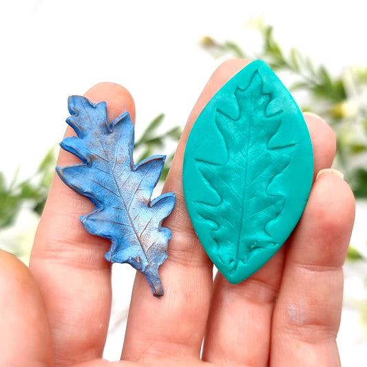 Natural Real Oak Leaf #10, 5cm Silicone Mold SweetyBijou Tools