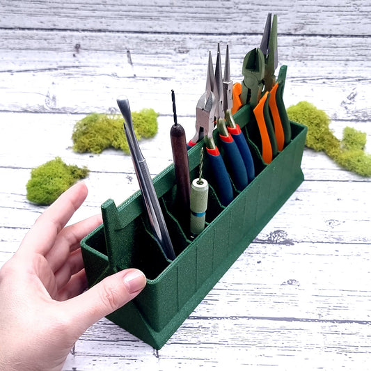 Ultimate Pliers Holder - Alpine Green Tools Organizer SweetyBijou Tools