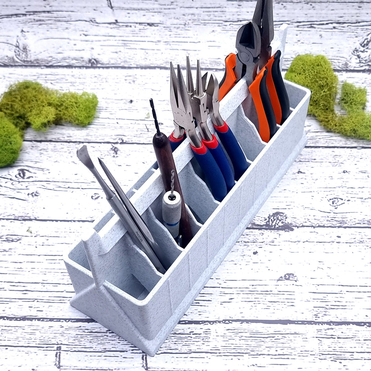 Ultimate Pliers Holder - White Marble Tools Organizer SweetyBijou Tools