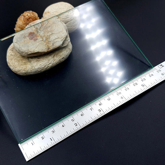 Glass Work Surface for Polymer Clay - 10×15 cm Mid-Size Crafting Tile