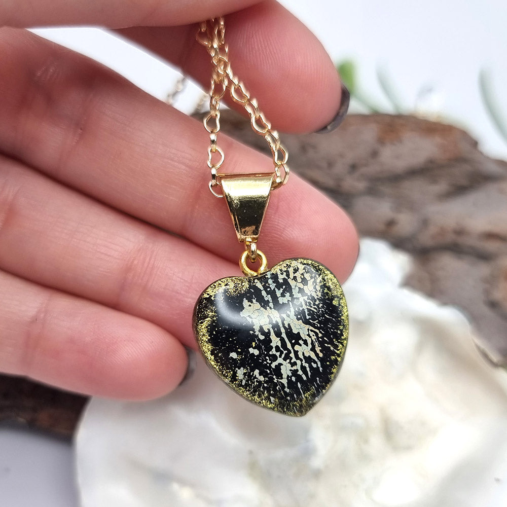 Cute Tiny Heart Pendant out of polymer clay Pendant SweetyBijou Jewelry