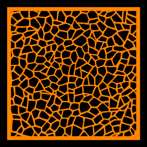 Crackle Stencil Stencil SweetyBijou Tools