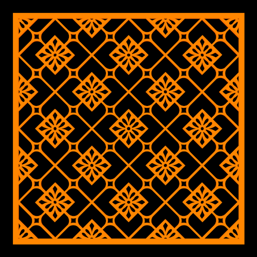 Floral Stencil 1 Stencil SweetyBijou Tools