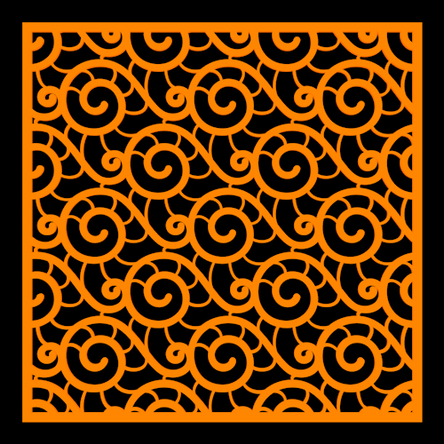 Shells Stencil Stencil SweetyBijou Tools