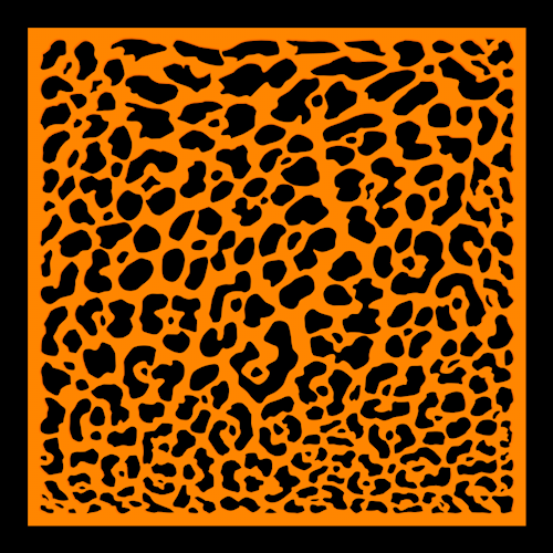 Leopard Stencil Stencil SweetyBijou Tools