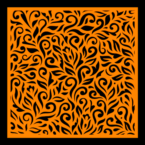 Leaves Floral Stencil Stencil SweetyBijou Tools