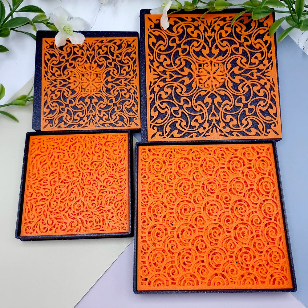 Set of 12 Stencils in Luxury Box Stencil SweetyBijou Tools