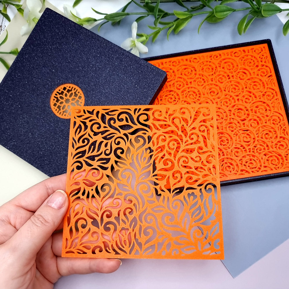 Exclusive Set of 12 Premium Stencils in Luxury Box - Collection One Stencil SweetyBijou Tools
