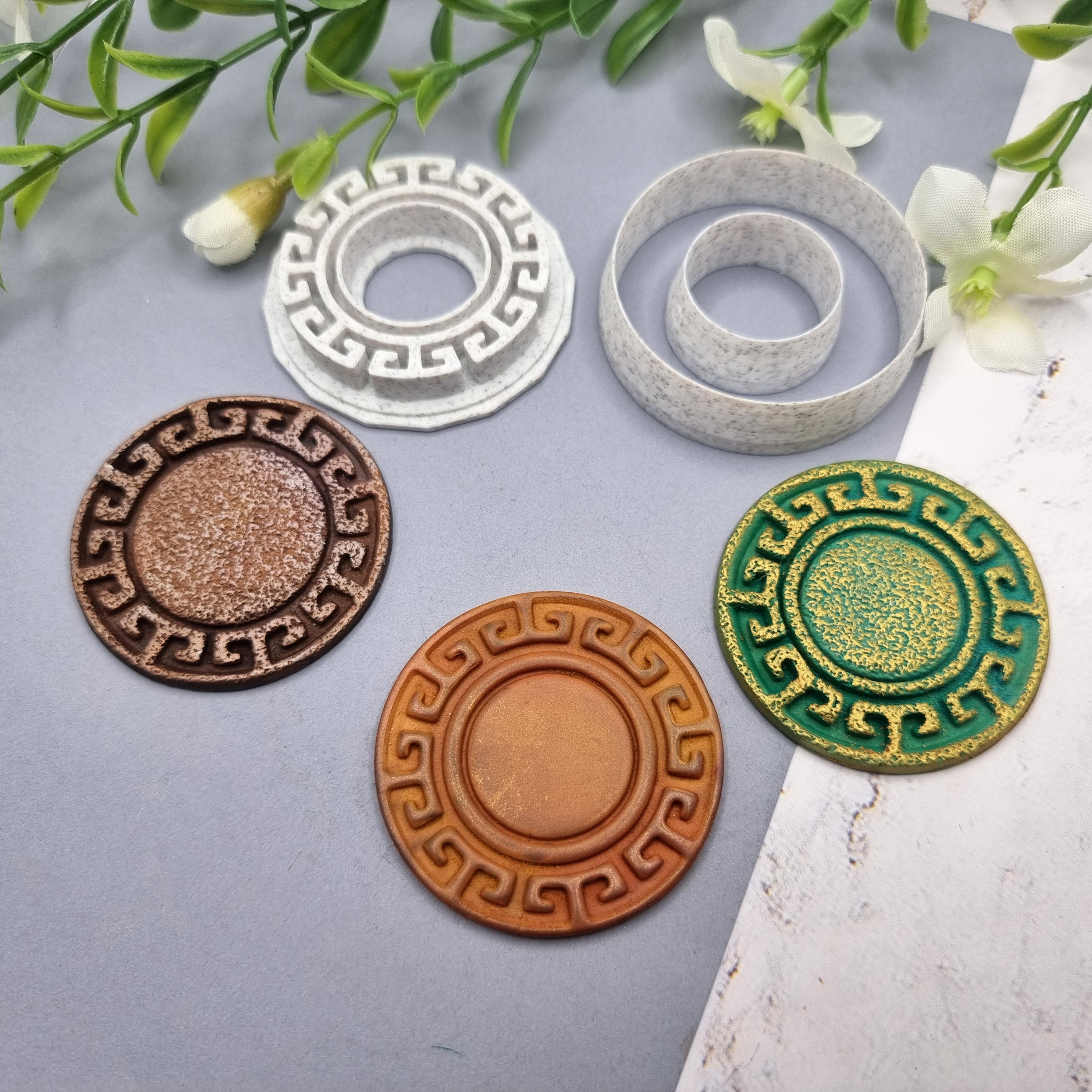 Polymer Clay Stamp #1, Greek Style Stamp Stamp SweetyBijou Tools