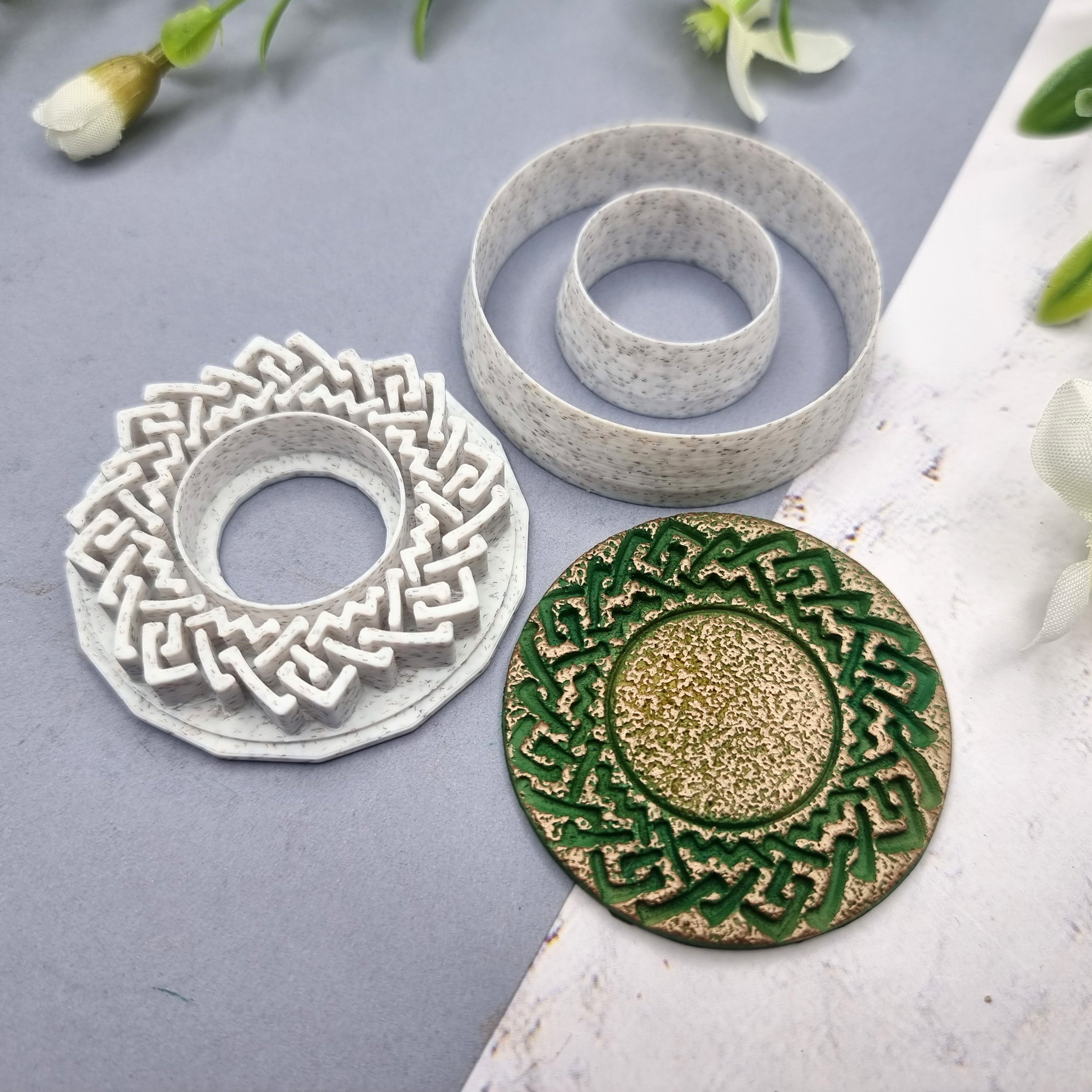Polymer Clay Stamp #2, Celtic Stamp SweetyBijou Tools