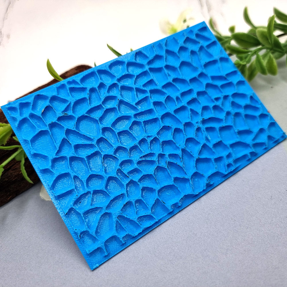 SweetyBijou Stones flexible texture sheet for polymer clay