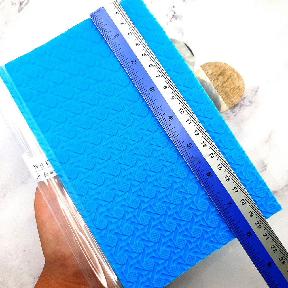 Patterned Metal Sheet silicone texture sheet for polymer clay