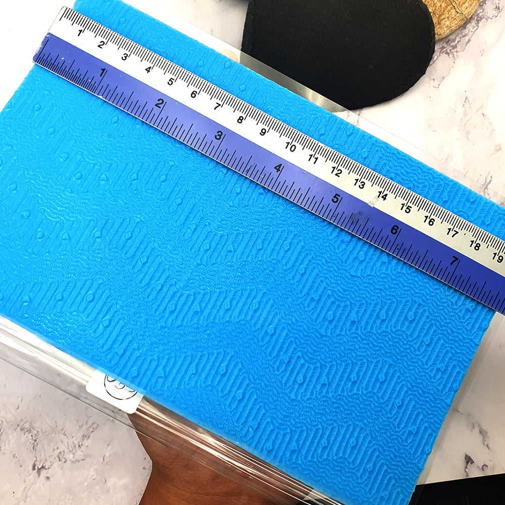 Silicone Texture "Woven Cloth Rug"