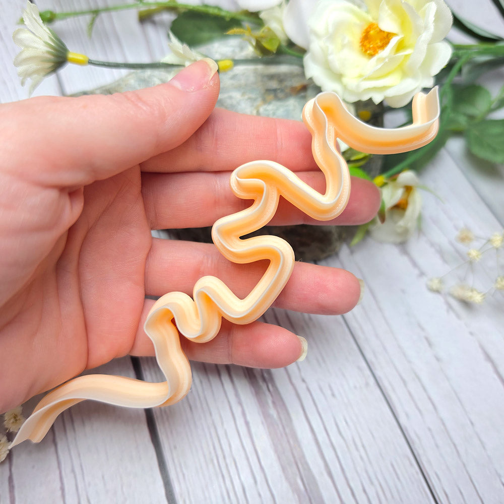 SweetyBijou Freeform Waves art blade for polymer clay