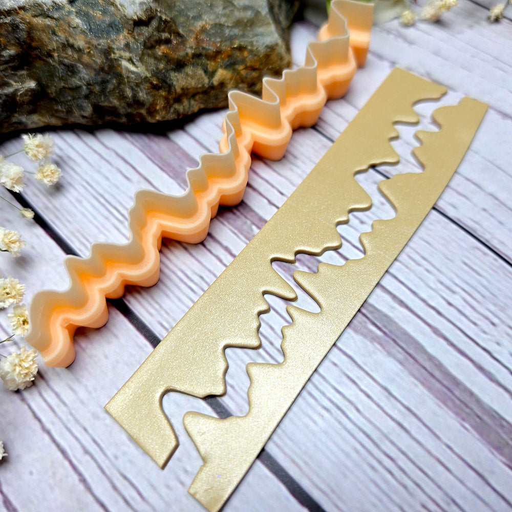 SweetyBijou Stone Fracture art blade for polymer clay