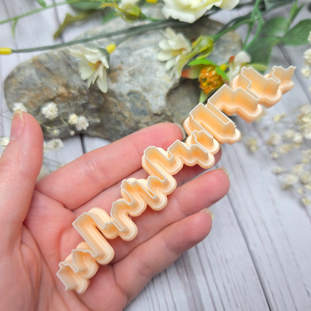 SweetyBijou Urban Skyline art blade for polymer clay