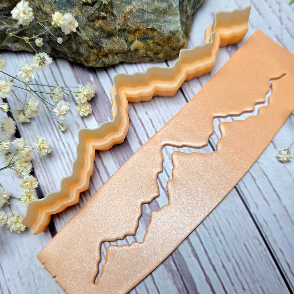 SweetyBijou Rocky Mountains art blade for polymer clay