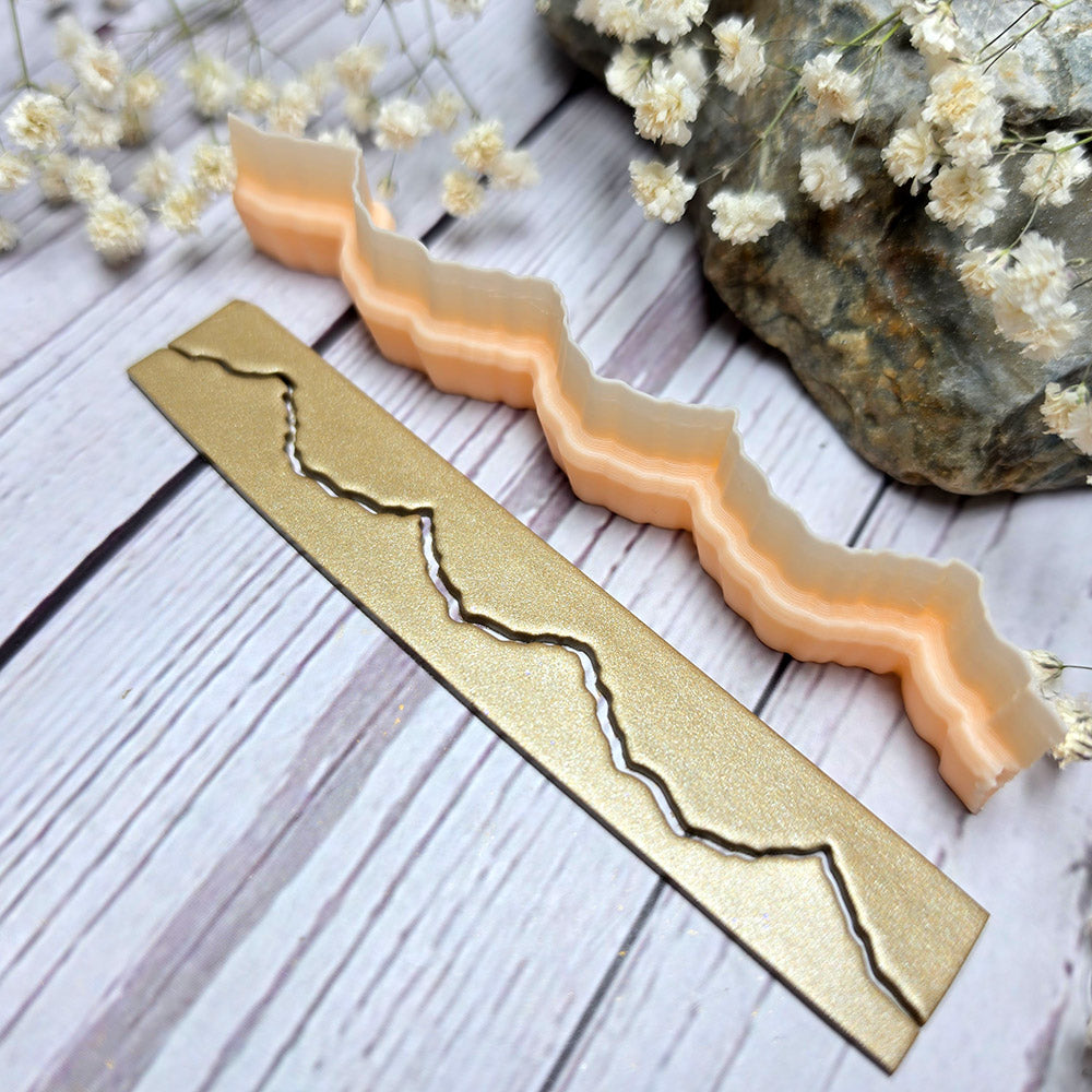 SweetyBijou Mountain Horizon art blade for polymer clay