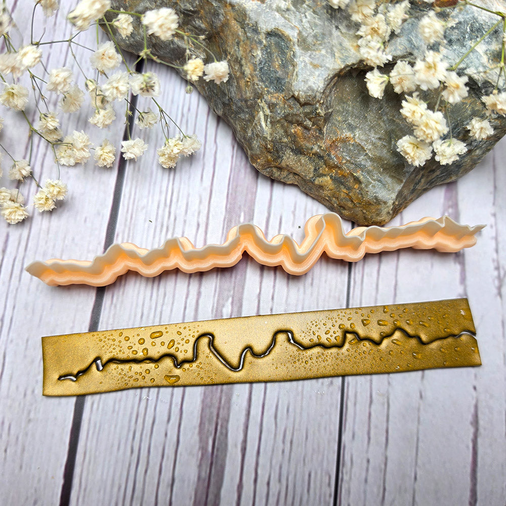 SweetyBijou Wild Coastline art blade for polymer clay