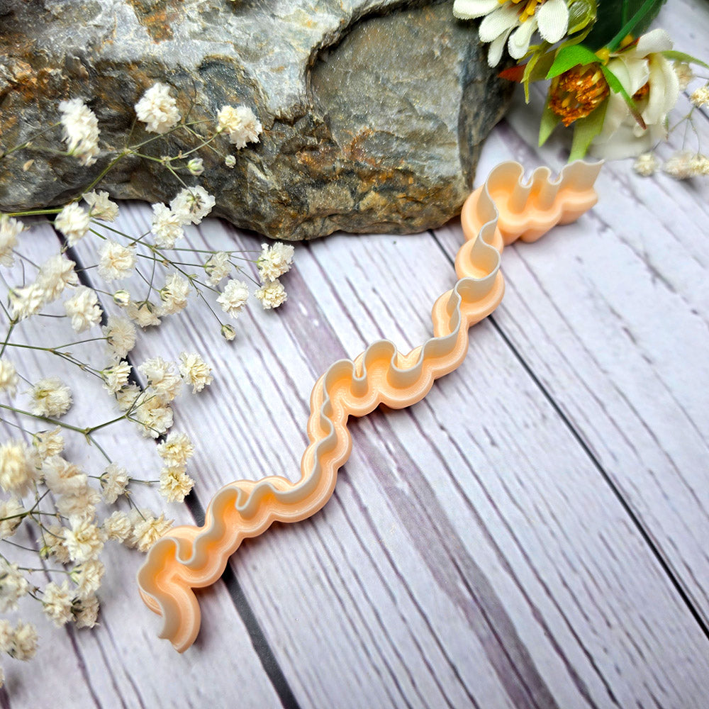 SweetyBijou Splashing Waves art blade for polymer clay