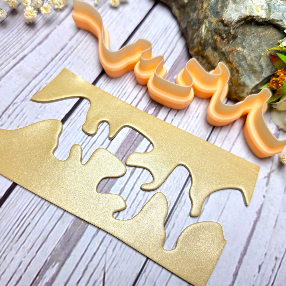 SweetyBijou Freeform Waves art blade for polymer clay