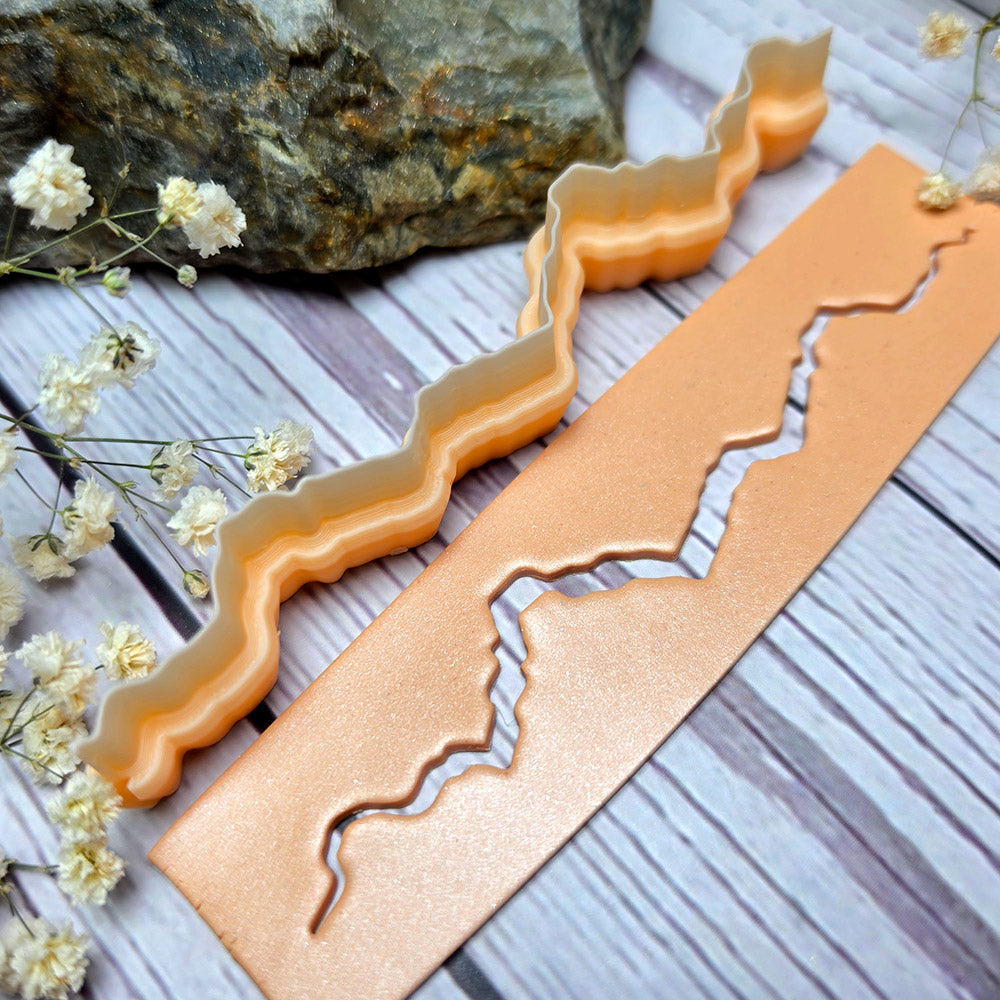 SweetyBijou Rocky Canyon art blade for polymer clay