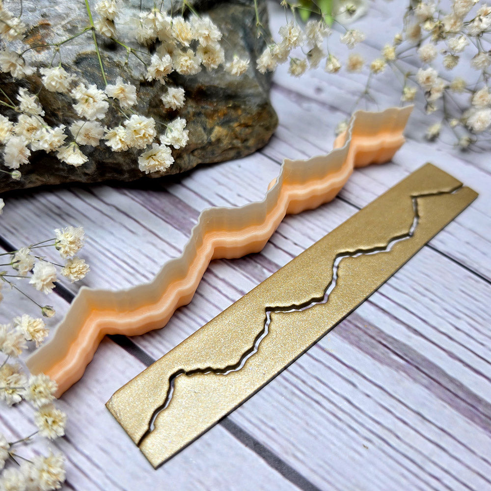 SweetyBijou Mountain Horizon art blade for polymer clay