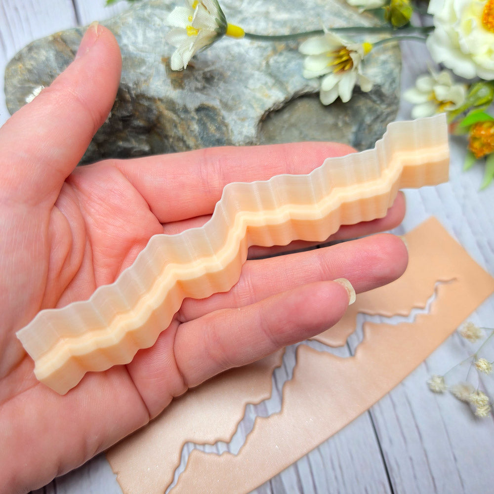 SweetyBijou Rocky Mountains art blade for polymer clay