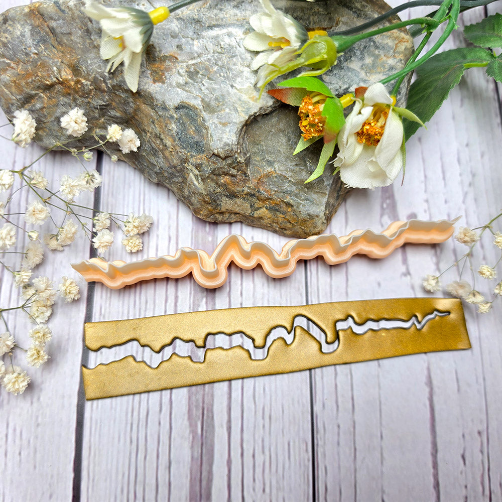 SweetyBijou Wild Coastline art blade for polymer clay