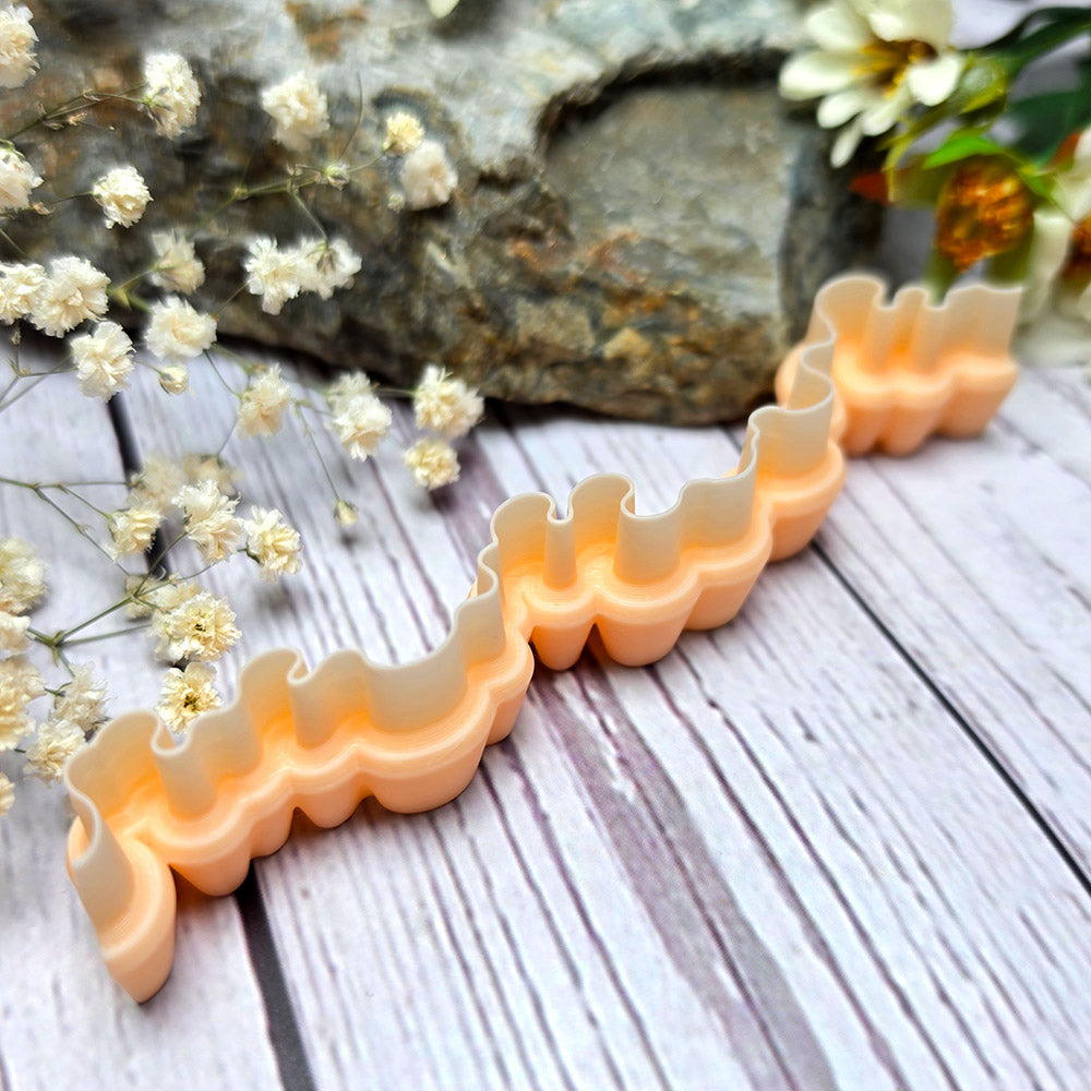 SweetyBijou Splashing Waves art blade for polymer clay