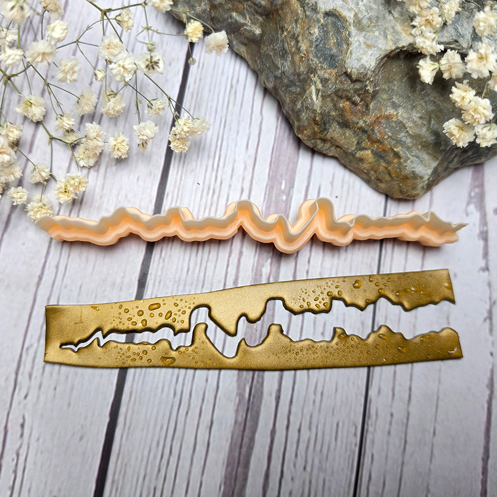 SweetyBijou Wild Coastline art blade for polymer clay