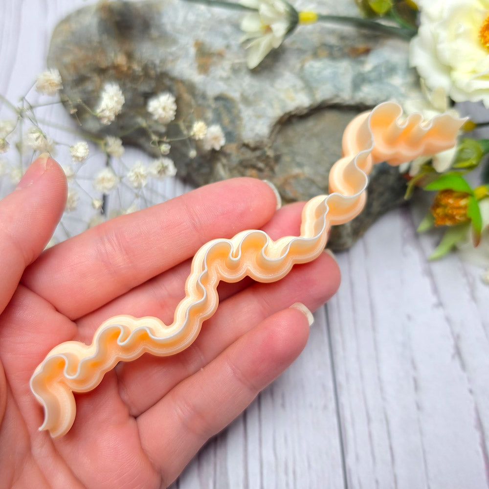 SweetyBijou Splashing Waves art blade for polymer clay