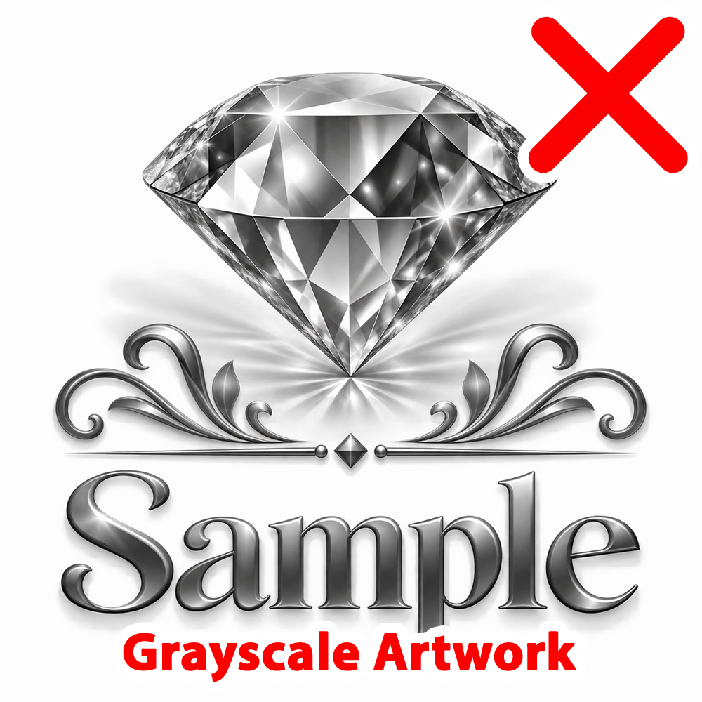 Custom Brand Stamp for Clay - Your Logo or Artwork in 4 Sizes - Set of 4 Stamps