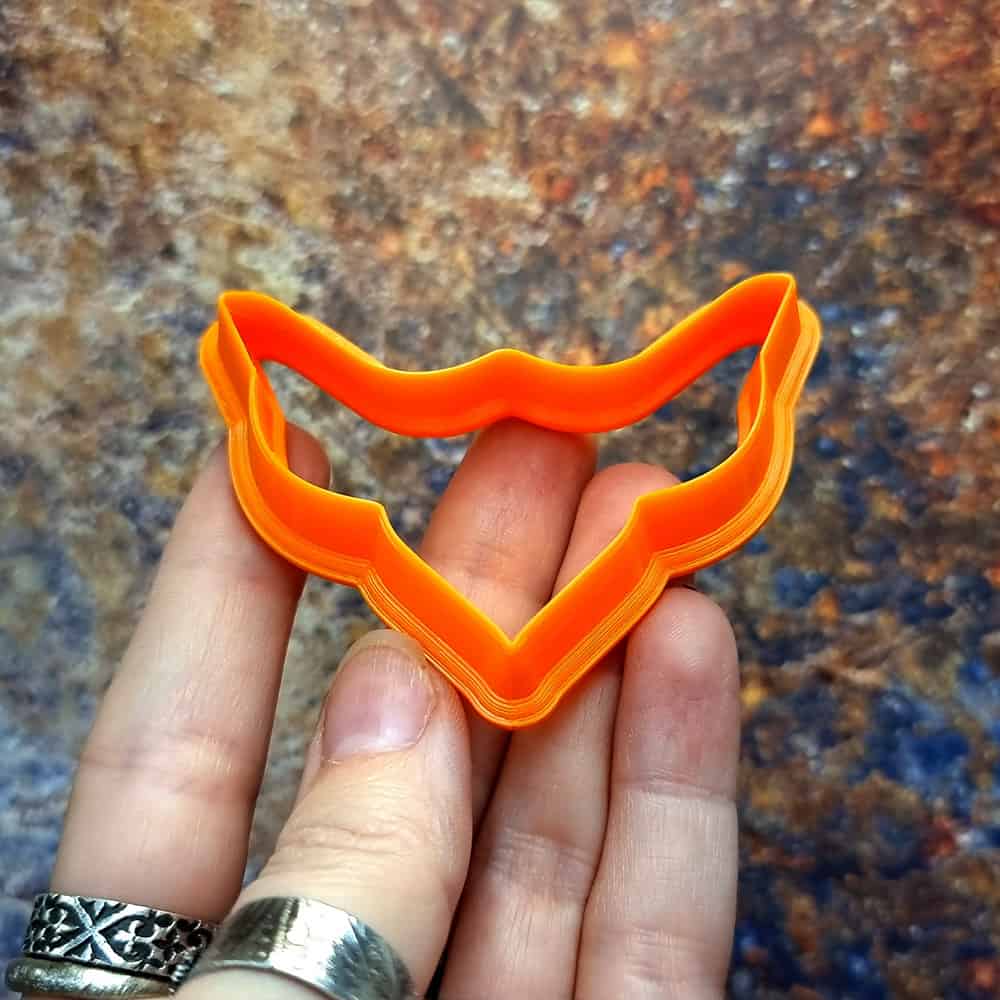 Statement necklace shape polymer clay cutter
