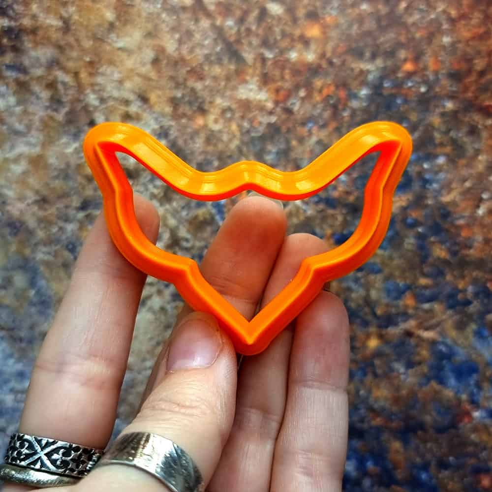 Statement necklace shape polymer clay cutter