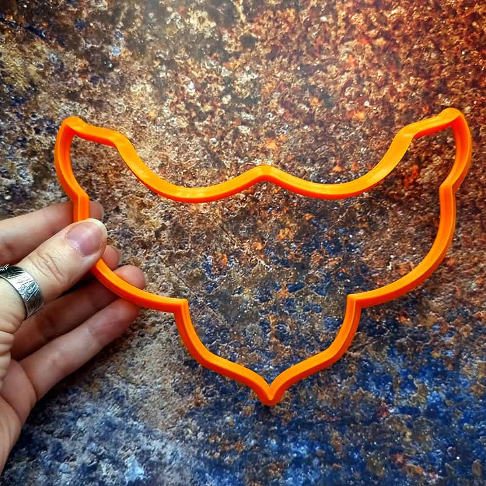 Statement necklace shape polymer clay cutter