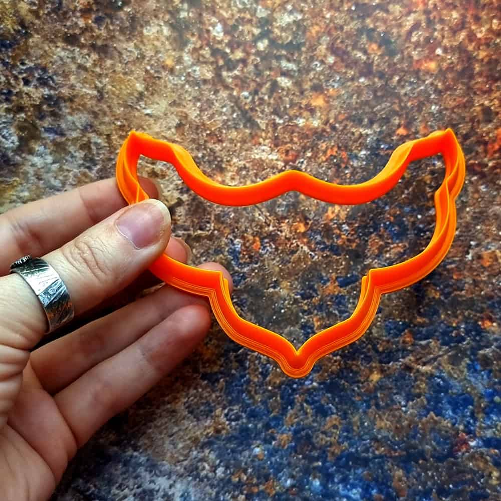 Statement necklace shape polymer clay cutter